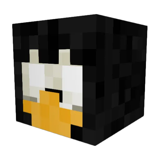 SenseiUmutt Minecraft avatar head, 3D render