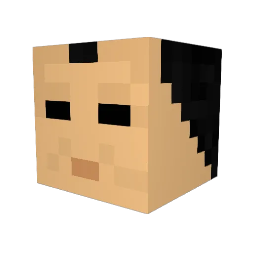 Sensei_Jong Minecraft avatar head, 3D render