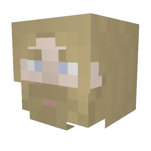 Sensei_Norkul Minecraft avatar head, 3D render