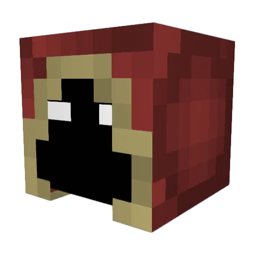 SensitiveVenus Minecraft avatar head, 3D render