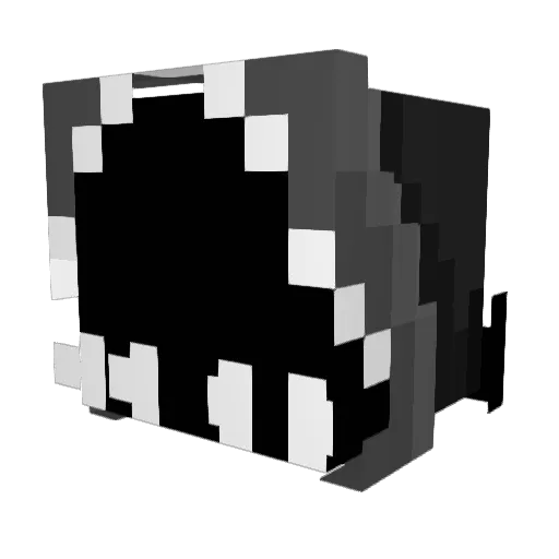 SensoX9 Minecraft avatar head, 3D render