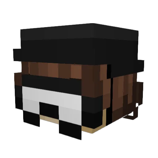 Sensoai Minecraft avatar head, 3D render