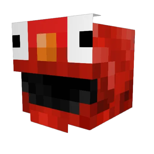 Senswity Minecraft avatar head, 3D render