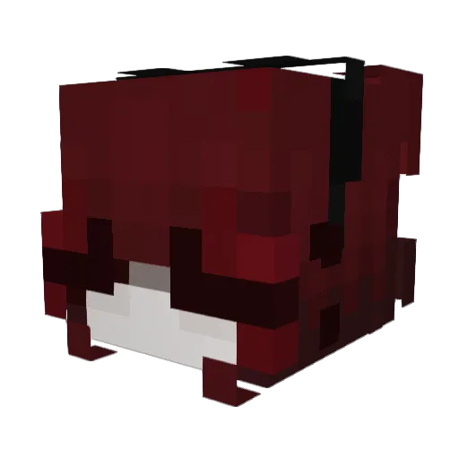 Senthy Minecraft avatar head, 3D render