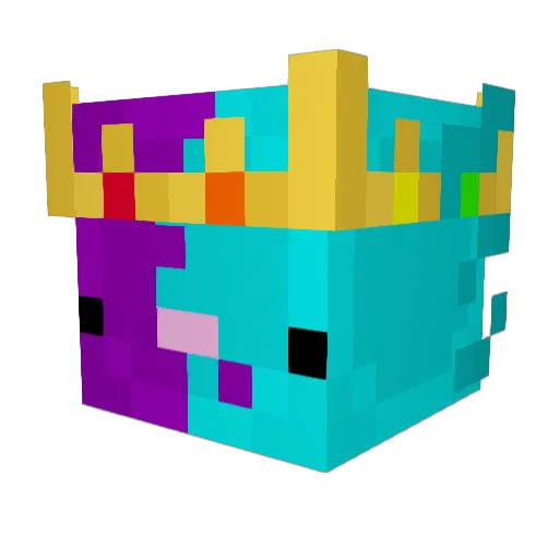 SentielDecy Minecraft avatar head, 3D render