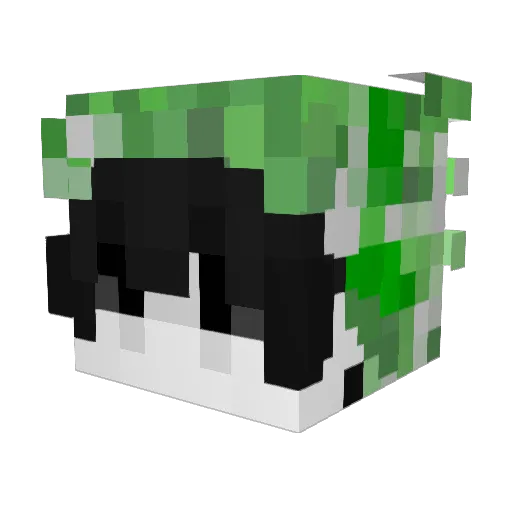 Sentify Minecraft avatar head, 3D render