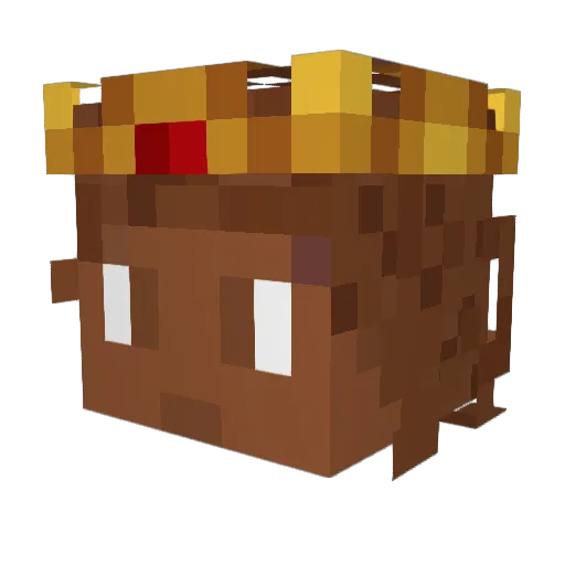 Sentigosedge Minecraft avatar head, 3D render