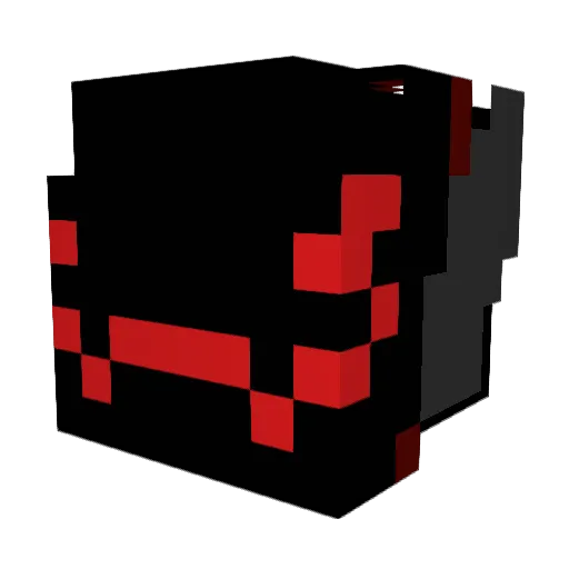 Sentinel275 Minecraft avatar head, 3D render