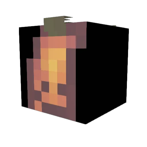 SentinelHawk Minecraft avatar head, 3D render