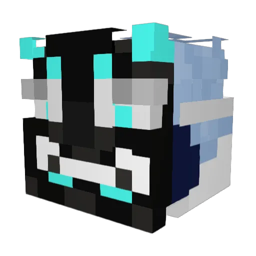 Sentinel_S Minecraft avatar head, 3D render