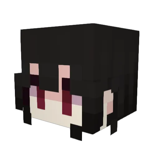 Sentory Minecraft avatar head, 3D render