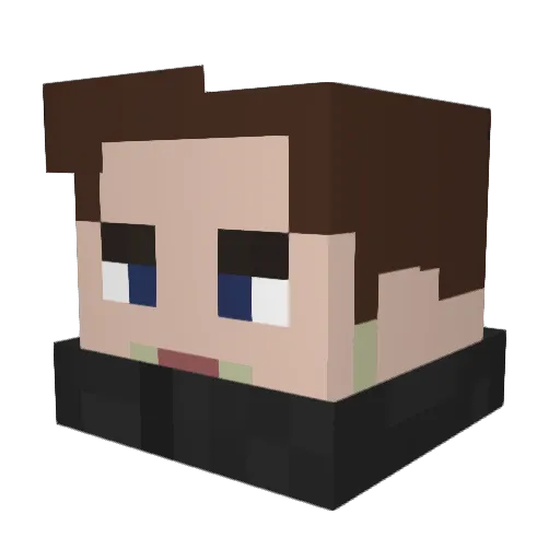 Sentry0501 Minecraft avatar head, 3D render