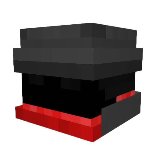Senweee Minecraft avatar head, 3D render