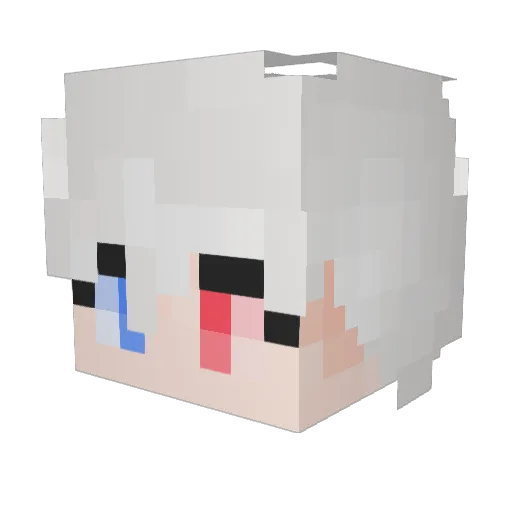 Seo_Yipo Minecraft avatar head, 3D render