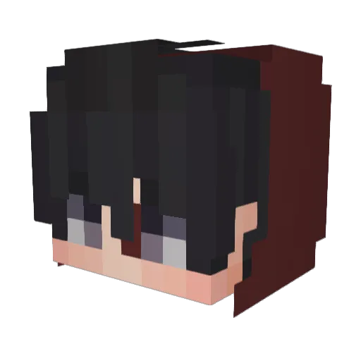 SeodoAn_ Minecraft avatar head, 3D render