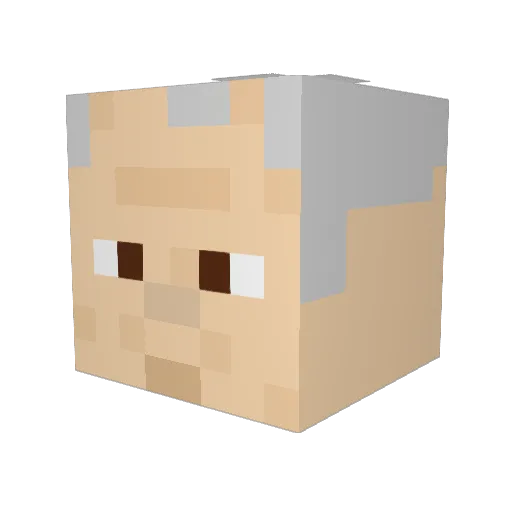 Seoh91 Minecraft avatar head, 3D render