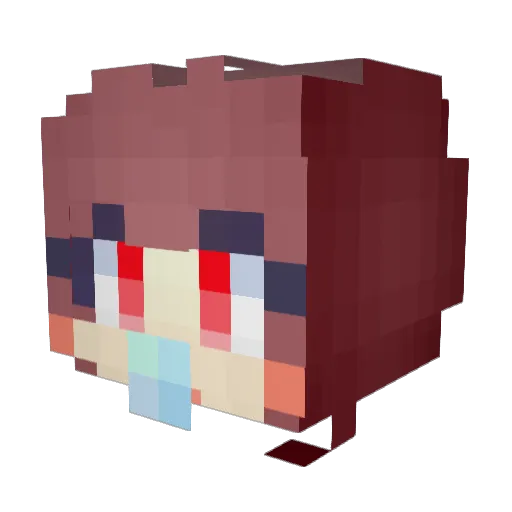 Seok_young_ Minecraft avatar head, 3D render