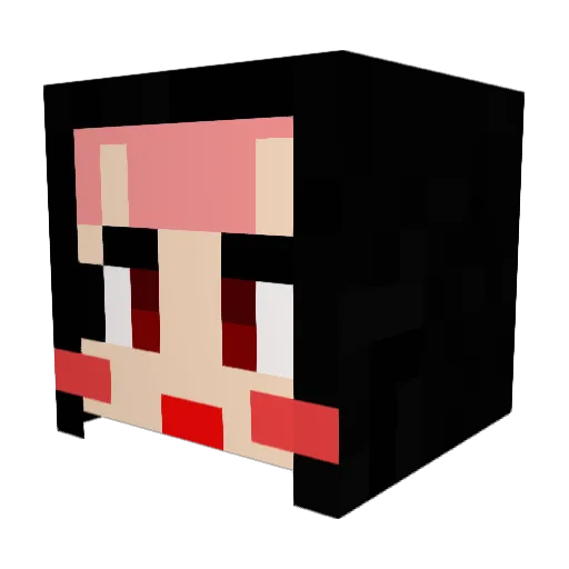 SeolA_0616 Minecraft avatar head, 3D render