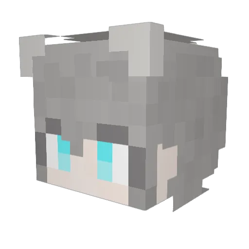 SeolDoHa11 Minecraft avatar head, 3D render