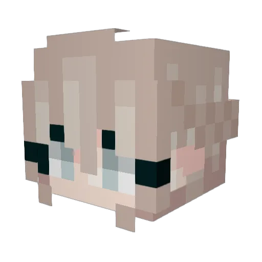 Seolhwa030 Minecraft avatar head, 3D render