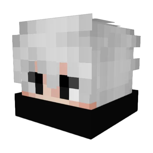 Seolrem Minecraft avatar head, 3D render