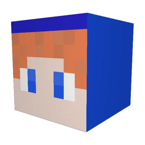 SeonOh_2012 Minecraft avatar head, 3D render