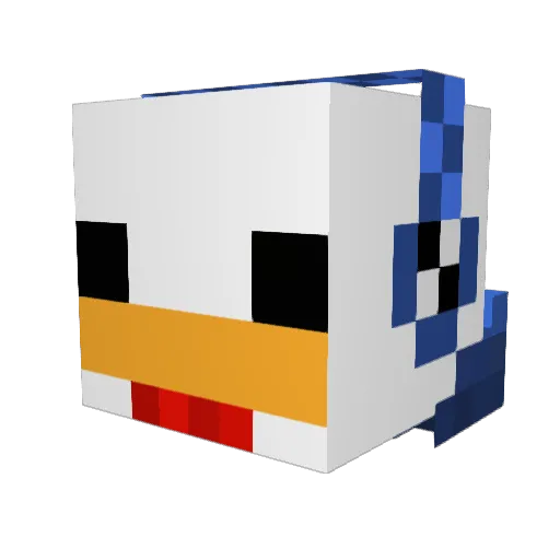 Seong_ggal3 Minecraft avatar head, 3D render