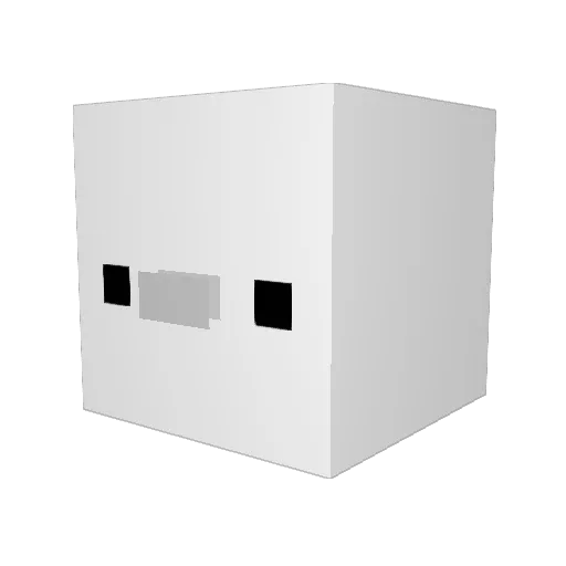 Seongil97 Minecraft avatar head, 3D render