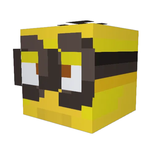 Seongu08 Minecraft avatar head, 3D render