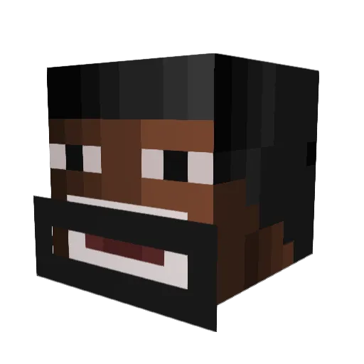 Seongwoon1206 Minecraft avatar head, 3D render
