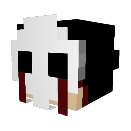 SeoulMetalCity Minecraft avatar head, 3D render