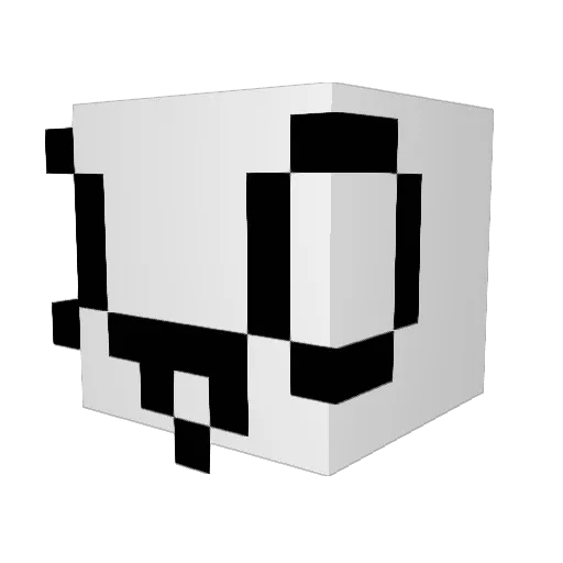 SeoulNeko Minecraft avatar head, 3D render