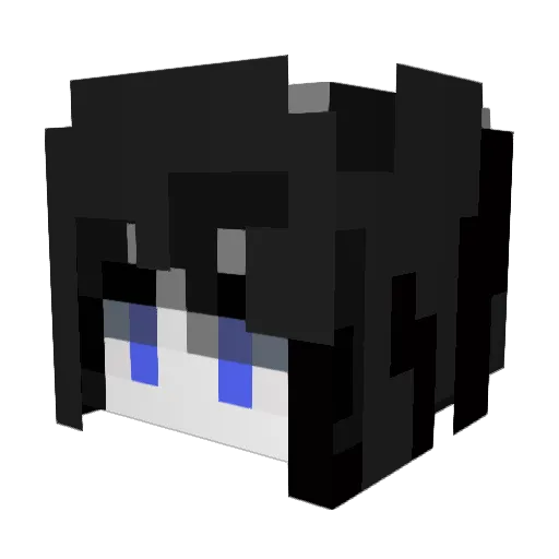 Seowyong Minecraft avatar head, 3D render
