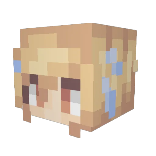 Seoyoon810 Minecraft avatar head, 3D render