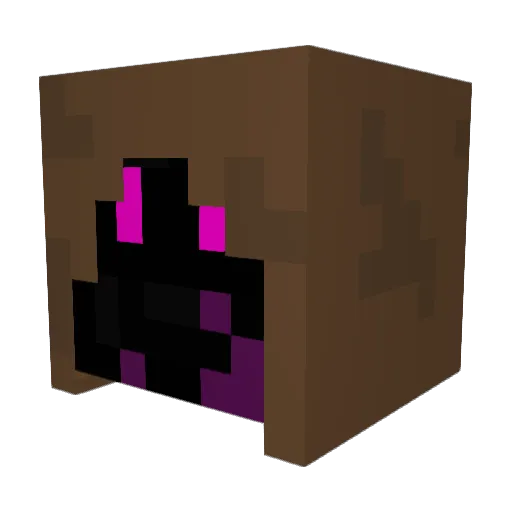 Sep0 Minecraft avatar head, 3D render