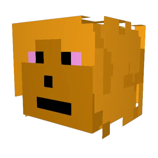 SepKuilder Minecraft avatar head, 3D render