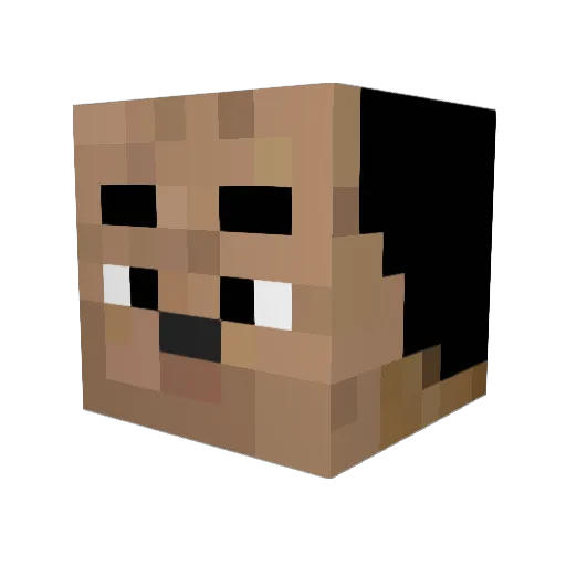 Sepchenco Minecraft avatar head, 3D render