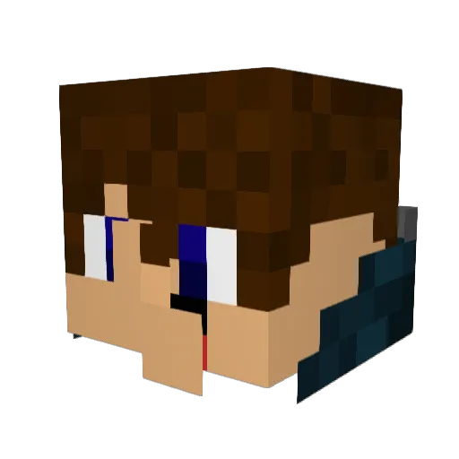 SephParygm Minecraft avatar head, 3D render