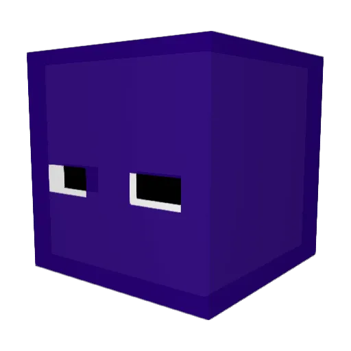 Sepharium Minecraft avatar head, 3D render