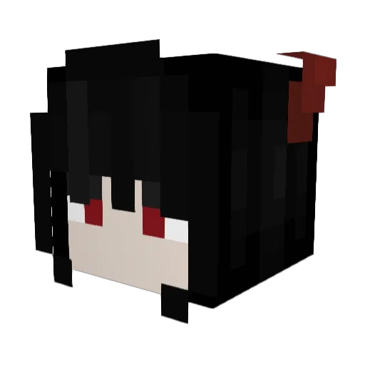 Sephirm Minecraft avatar head, 3D render