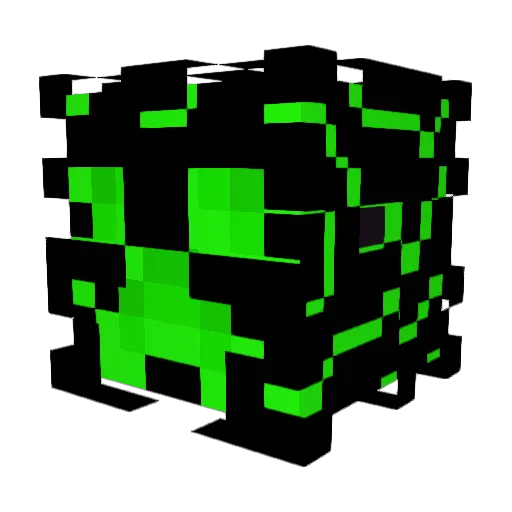 Sephiroth57 Minecraft avatar head, 3D render