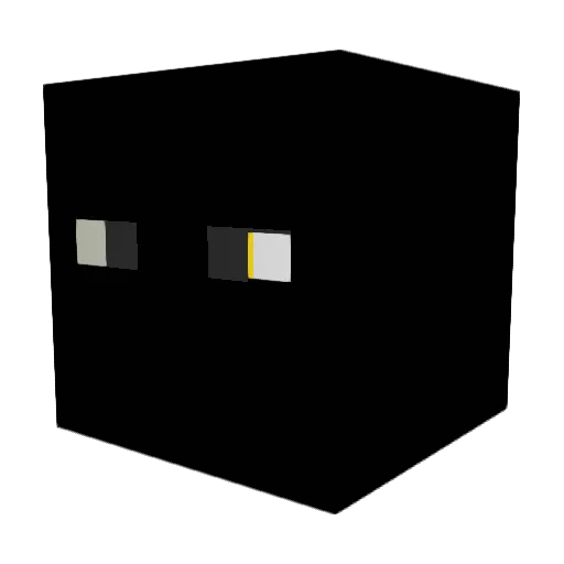 Sephoouille Minecraft avatar head, 3D render