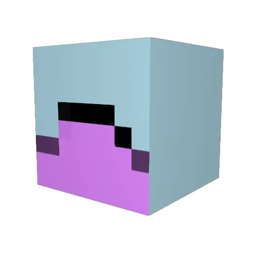 Sephton Minecraft avatar head, 3D render