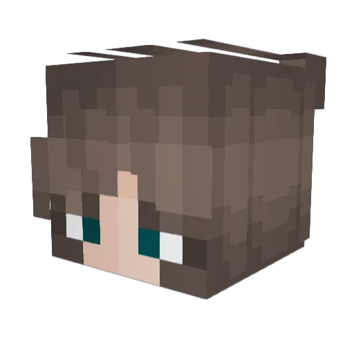 Sephyra81 Minecraft avatar head, 3D render