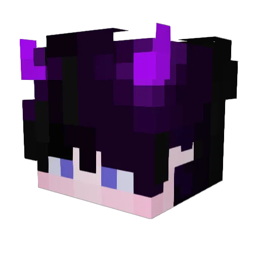 Sepiminer Minecraft avatar head, 3D render