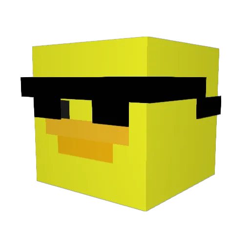 Seppe617 Minecraft avatar head, 3D render