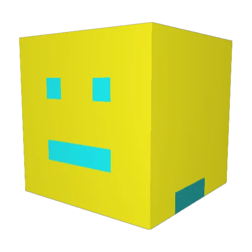 Seppo888 Minecraft avatar head, 3D render