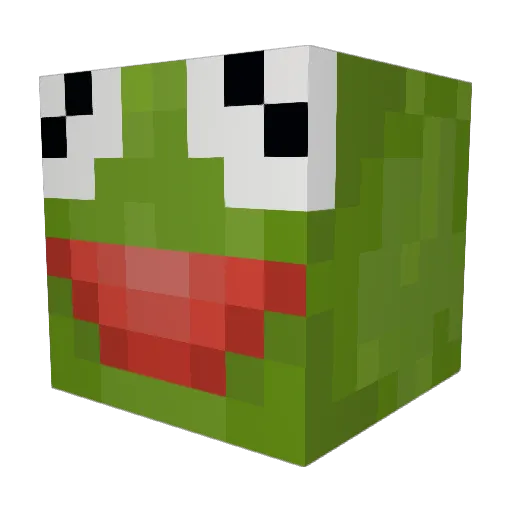 Seprovv Minecraft avatar head, 3D render