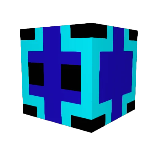Sepsel Minecraft avatar head, 3D render
