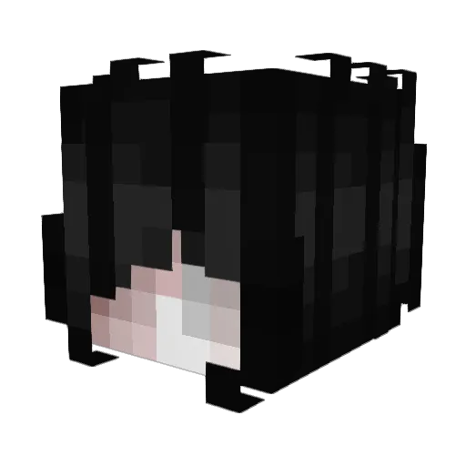 Sept_mber Minecraft avatar head, 3D render